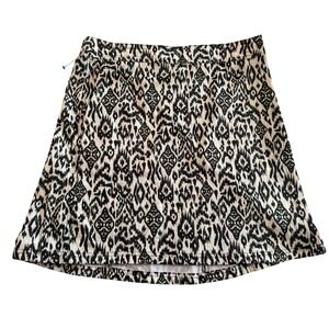 RipSkirt Hawaii Quick Wrap Skirt Women Medium Length 1 Black Ikat Indolkat Beach